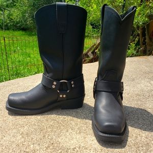 Cody James Leather Moto Boots M7.5 or W9